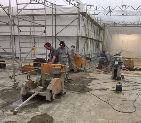 Baustelle Flugzeugwerft Dresden